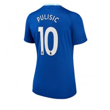Chelsea Christian Pulisic #10 Hjemmedrakt Kvinner 2022-23 Kortermet